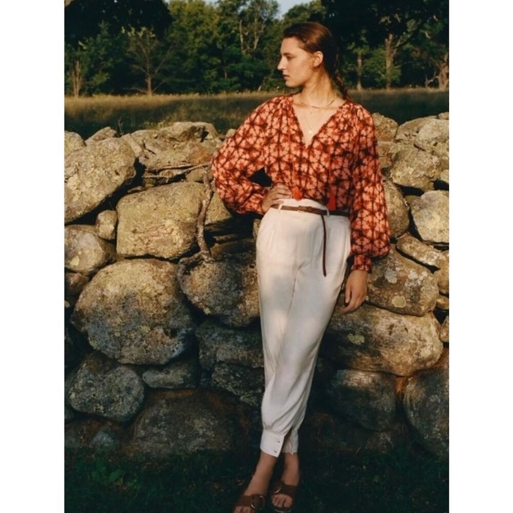 NEW Anthropologie Womens S Porridge Elizabet Blouse